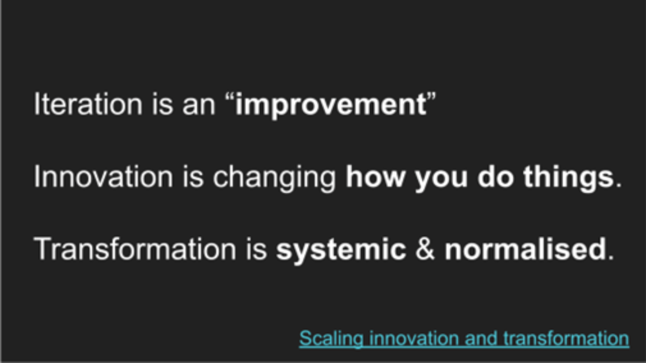 Iteration is an