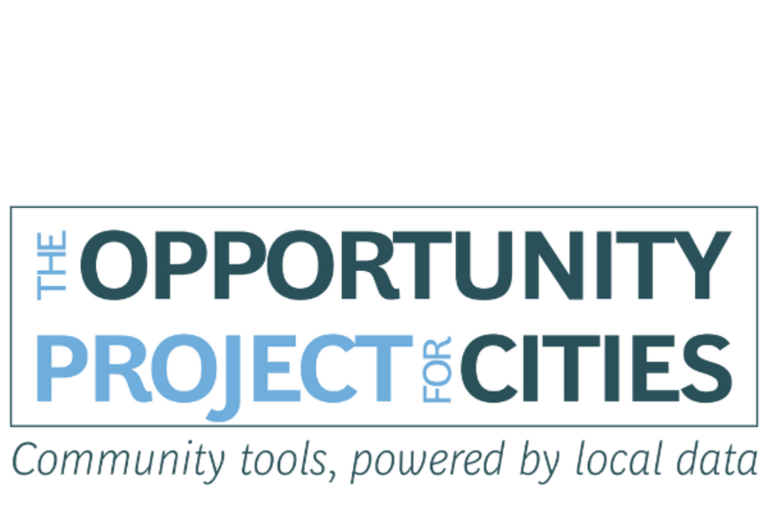 Logo: The Opportunity Project for Cities, Community tools, powered by local data
