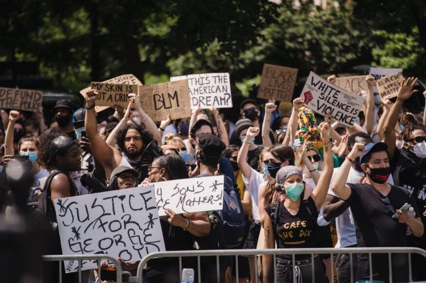 people protesting